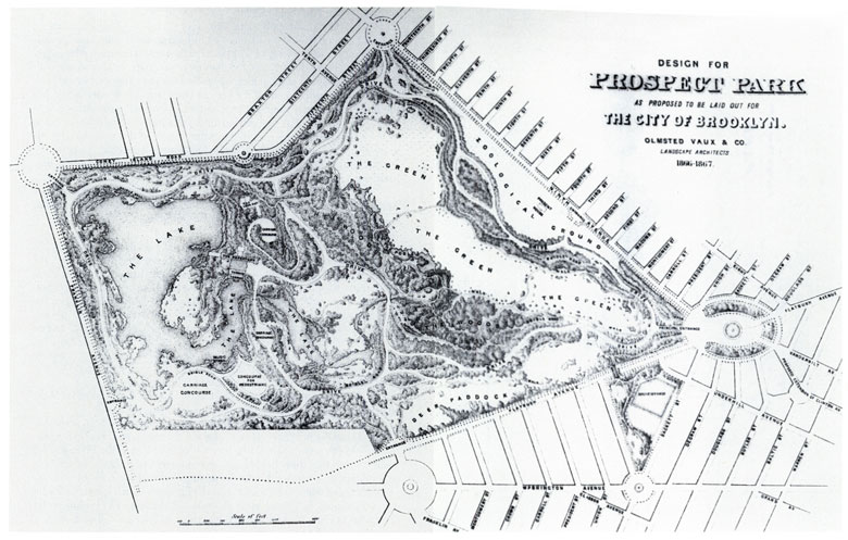  Plan for Prospect Park, 1866–67