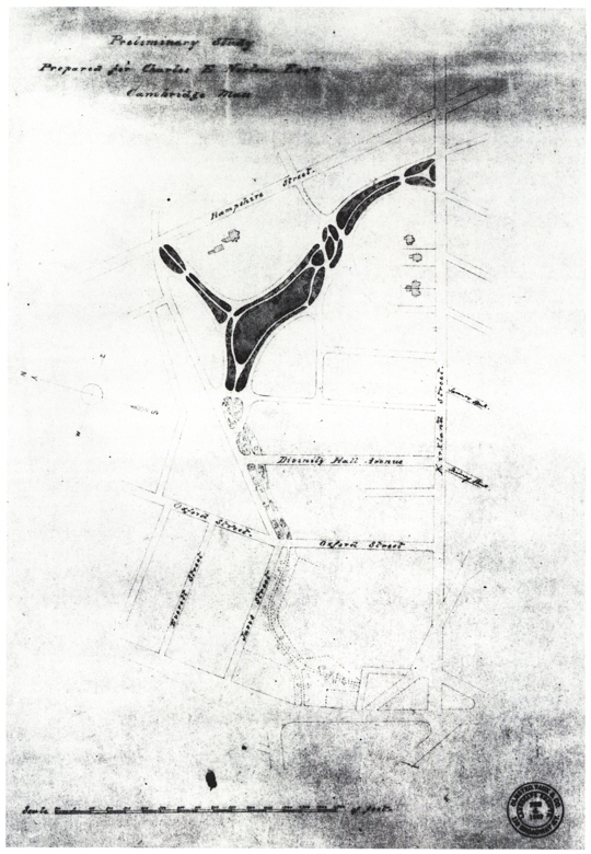  Plan for Charles Eliot Norton Estate, “Shady Hill,” Cambridge, Massachusetts, 1868