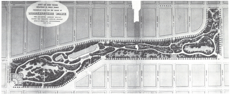  Plan for Morningside Park, 1873